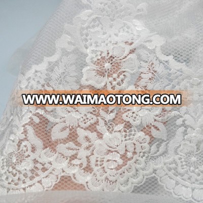 Wholesale party evening gown wedding dress 3d flower tulle lace fabric